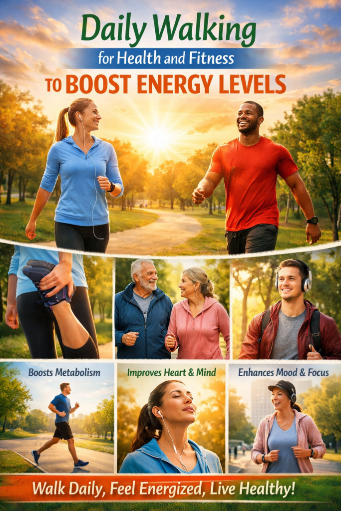 Boost Your Energy and Shape Your Body by Walking for Health and Fitness Walking for Health and Fitness