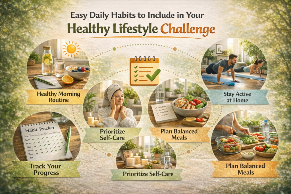 Simple Steps for a Successful Healthy Lifestyle Challenge at Home Healthy Lifestyle Challenge