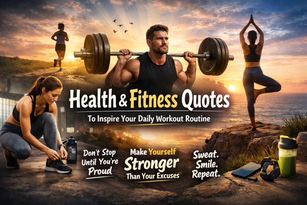 Health and Fitness Quotes