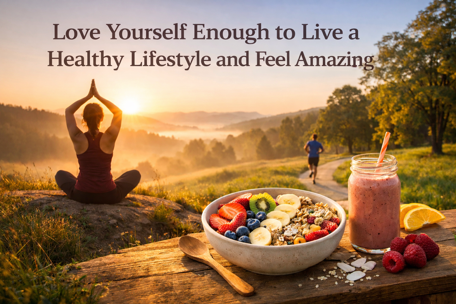 Home love yourself enough to live a healthy lifestyle