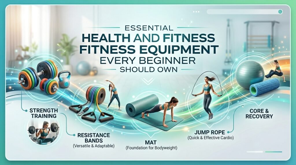 Essential Health and Fitness Equipment Every Beginner Should Own Health and Fitness Equipment