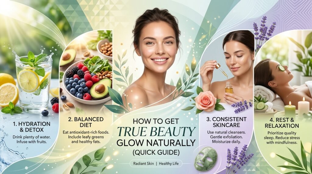 True Beauty Glow Tips for Naturally Radiant, Healthy Skin True Beauty Glow