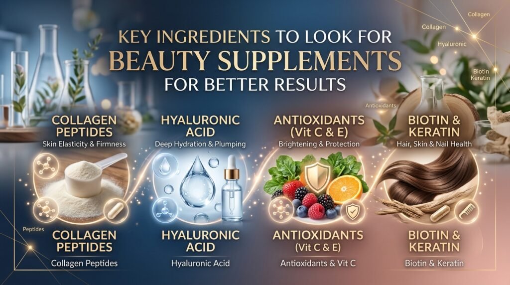 Beauty Supplements That Support Healthy Skin, Hair, and Nails Beauty Supplements