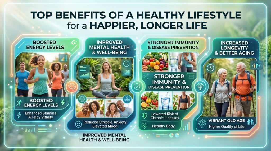Top Benefits of a Healthy Lifestyle for a Happier, Longer Life Benefits of a Healthy Lifestyle